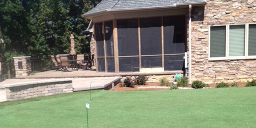 Kansas Artificial Grass Installation American Greens