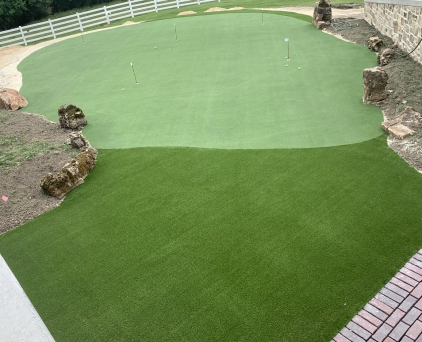 Artificial Putting Green Installation in Naperville, IL